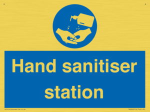 Hand sanitiser station